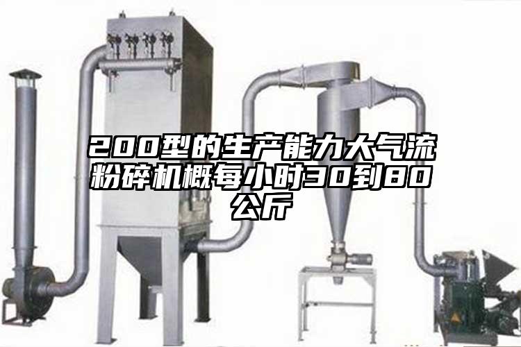 200型的生产能力大小蝌蚪视频成年APP概每小时30到80公斤