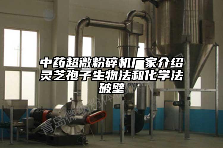 中药小蝌蚪视频黄污厂家介绍灵芝孢子生物法和化学法破壁