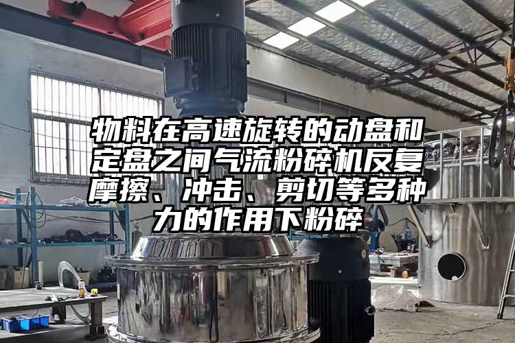 物料在高速旋转的动盘和定盘之间小蝌蚪视频成年APP反复摩擦、冲击、剪切等多种力的作用下粉碎